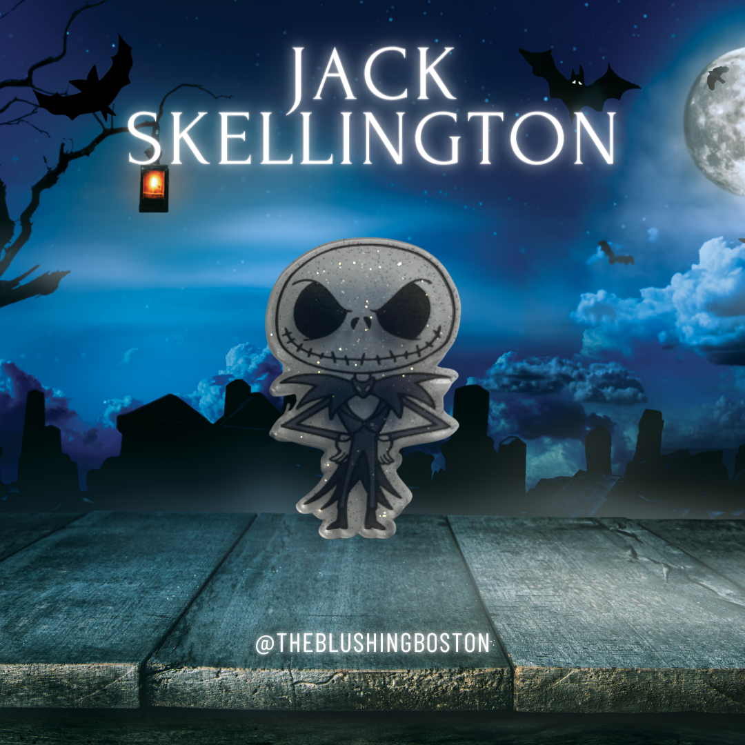 Jack Skellington - Nightmare Before Christmas - Badge Reel Design w/Alligator Reel