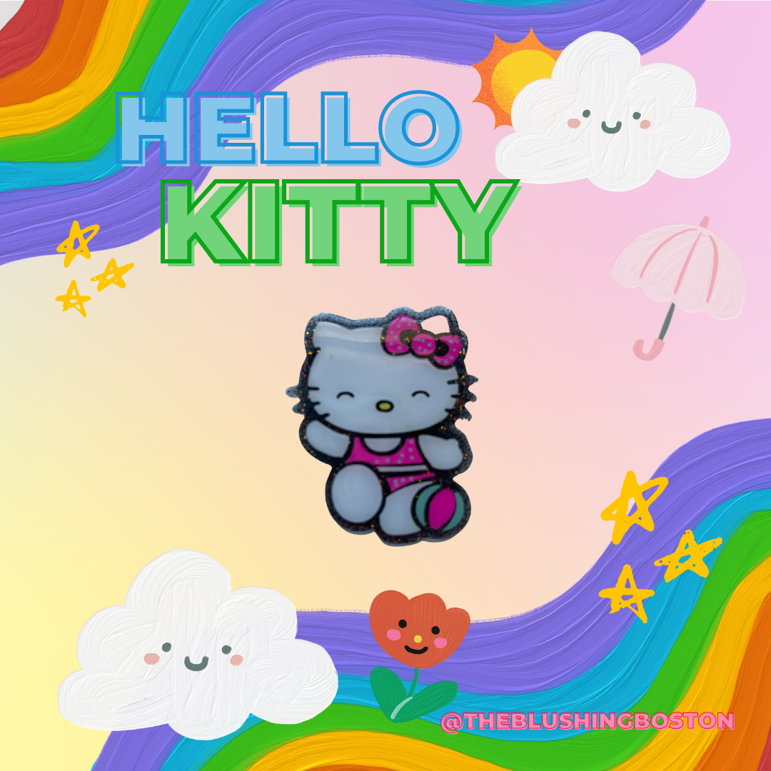 Hello Kitty Summer - Badge Reel Stethoscope Tag