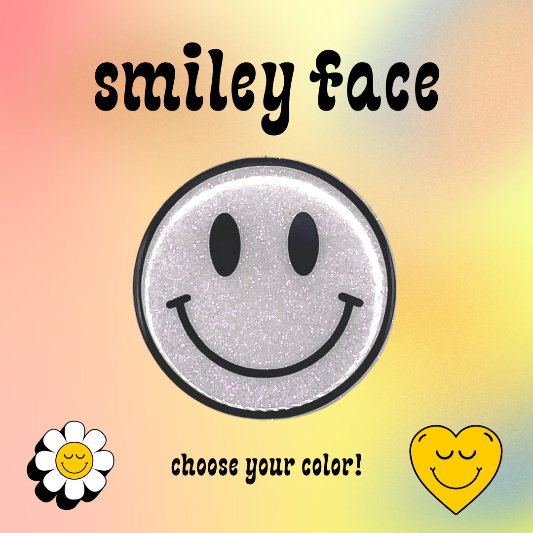 blushing smiley face