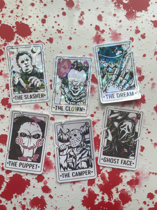 Horror Tarot Cards - Ghost Face - Sticker