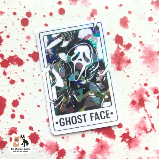 Horror Tarot Cards - Ghost Face - Sticker