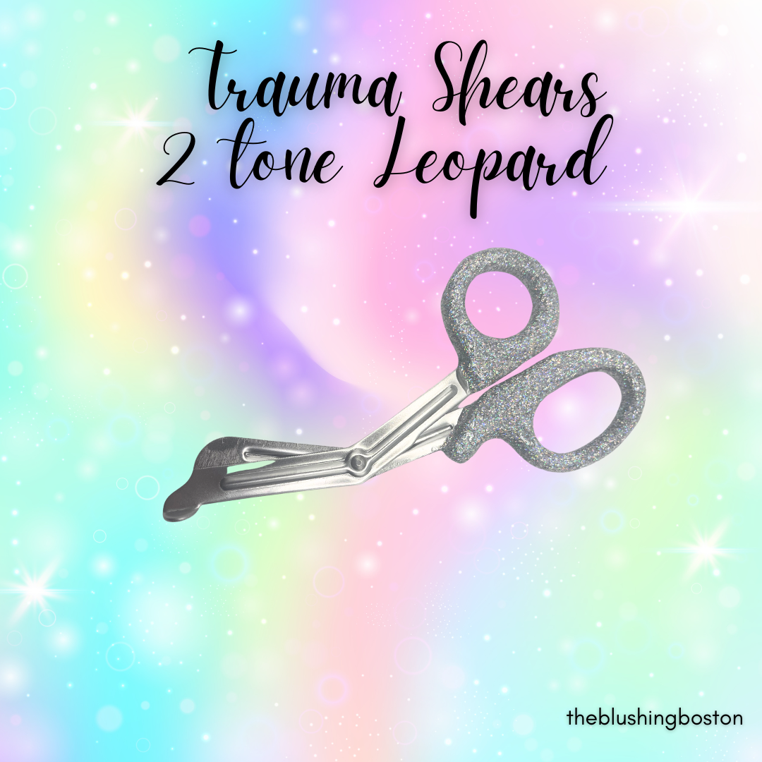 Glittered Medical Trauma Shears | EMT Nurse First Aid Scissors | Customized Shears