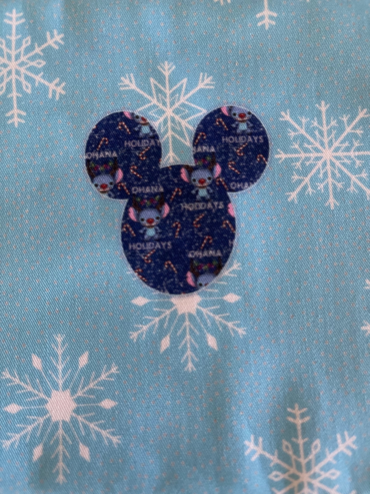 STITCH MICKEY SNOWFLAKE - Panel