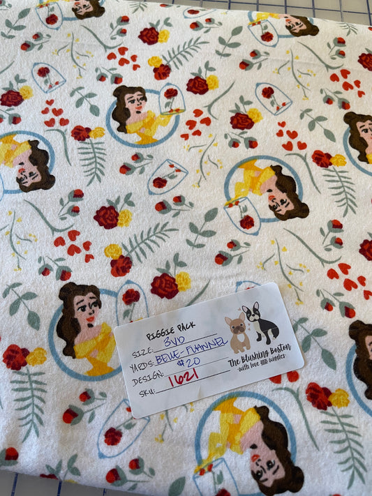 BEAUTY AND THE BEAST - BELLE - FLANNEL