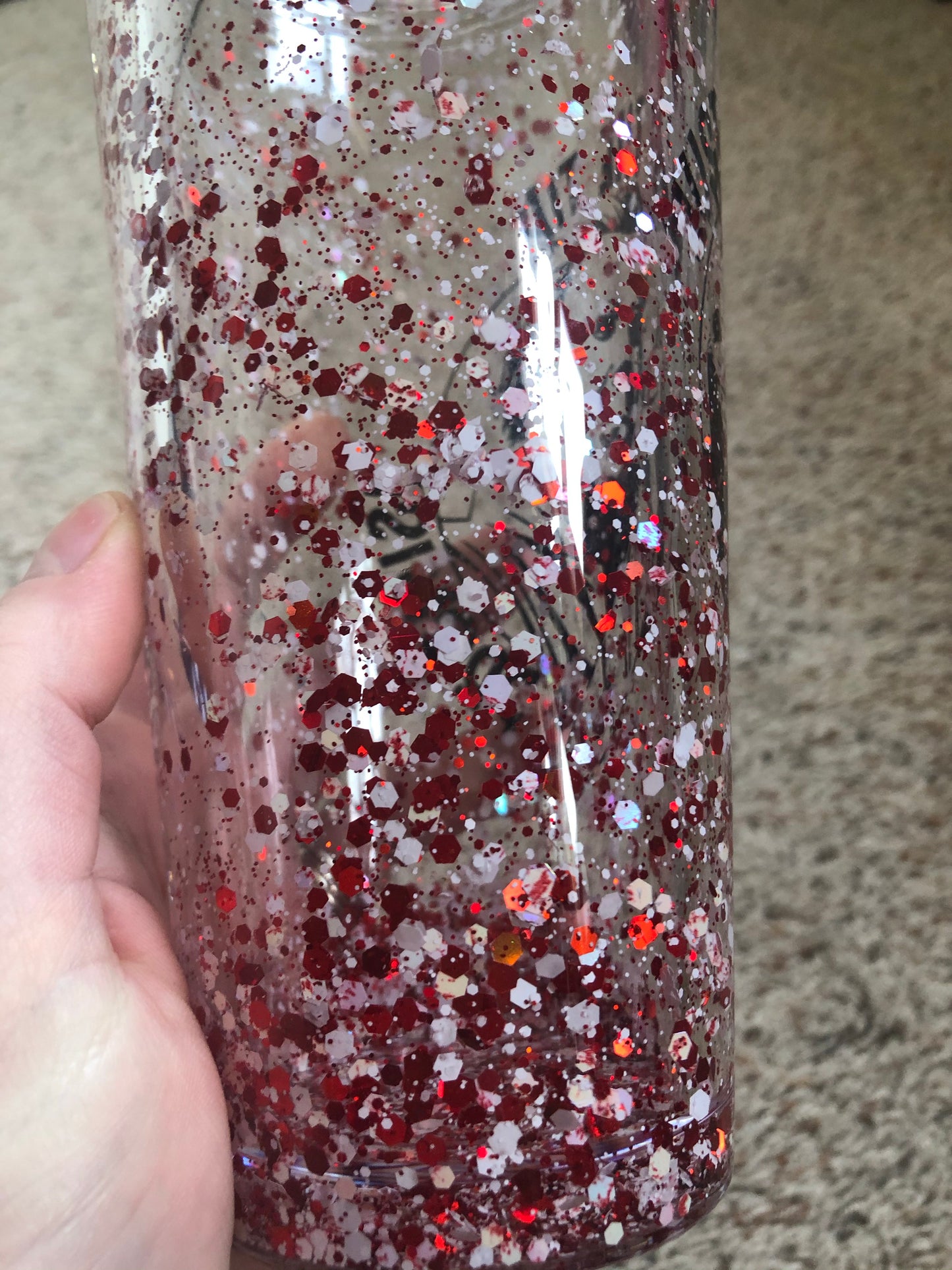 Just the Tip - Michael Myers - Snow Globe or Blood Drip Glitter Tumbler Cup