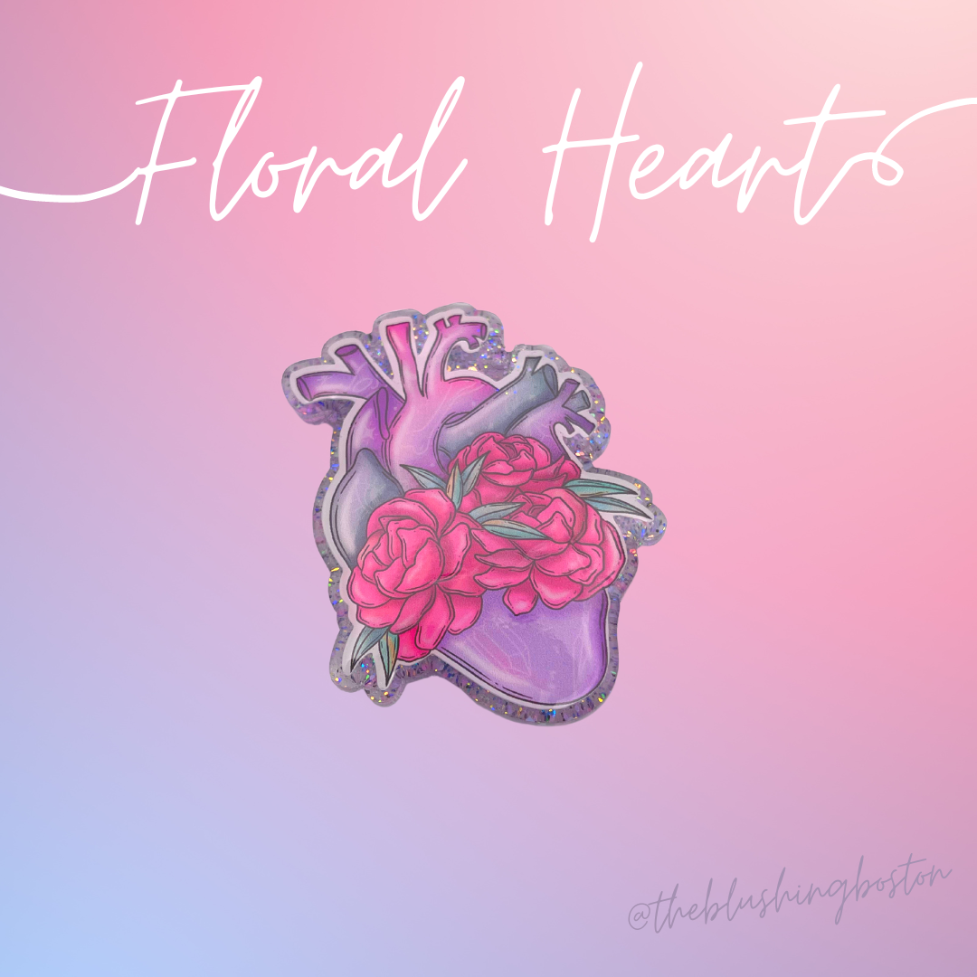 Floral Heart - Badge Reel