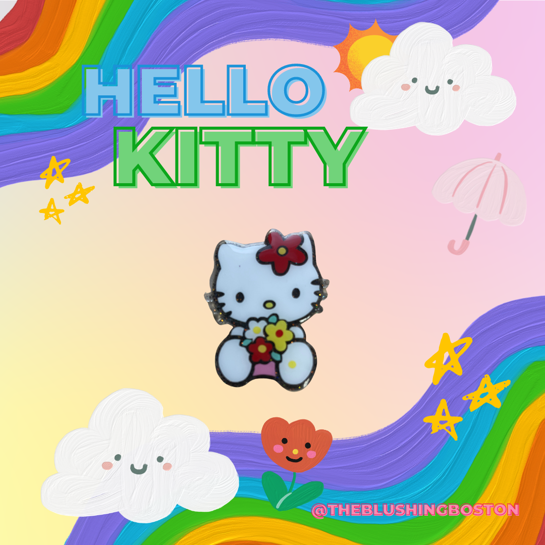 Hello Kitty Flowers - Badge Reel