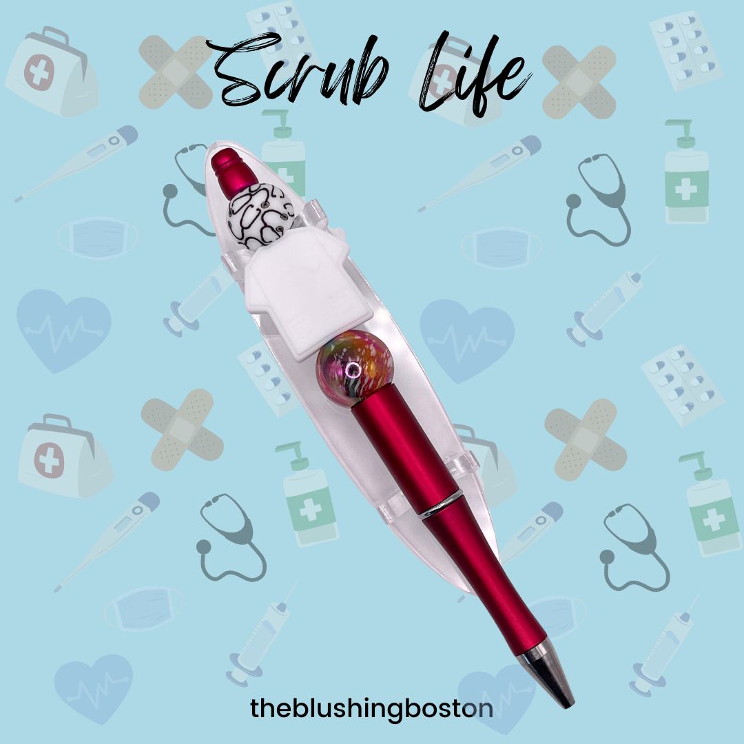 Scrub Life - Beaded Pen