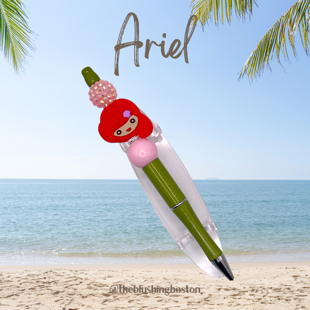 Ariel - The Little Mermaid - Beaded Pen