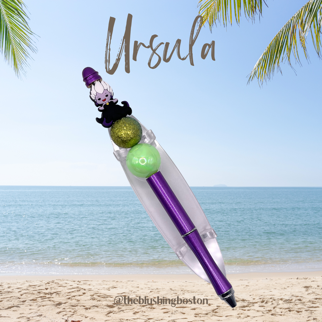 Ursula - The Little Mermaid - Beaded Pen