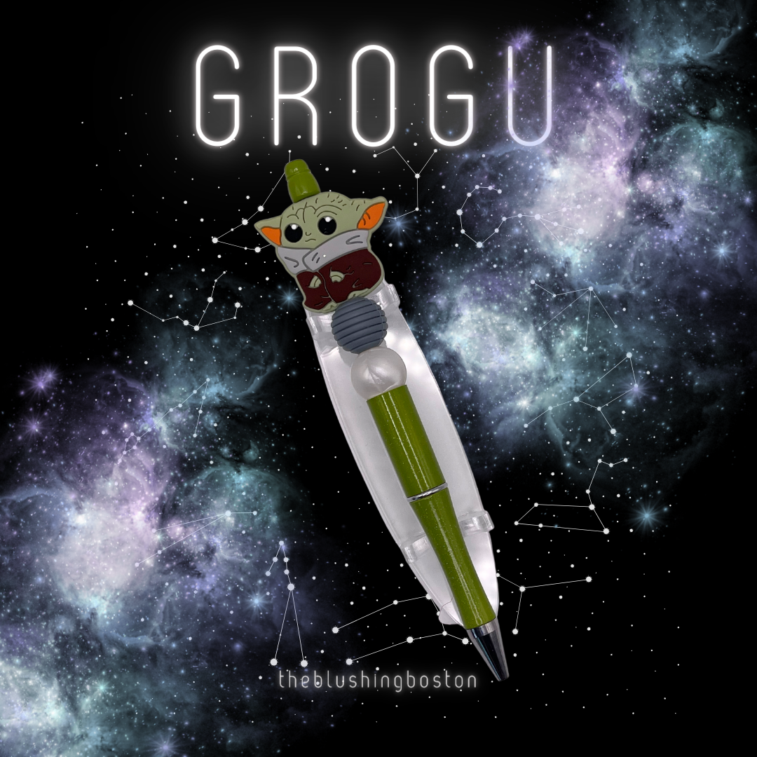 Grogu - Baby Yoda - Beaded Pen