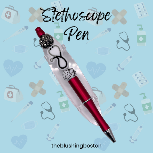 Stethoscope - Beaded Pen