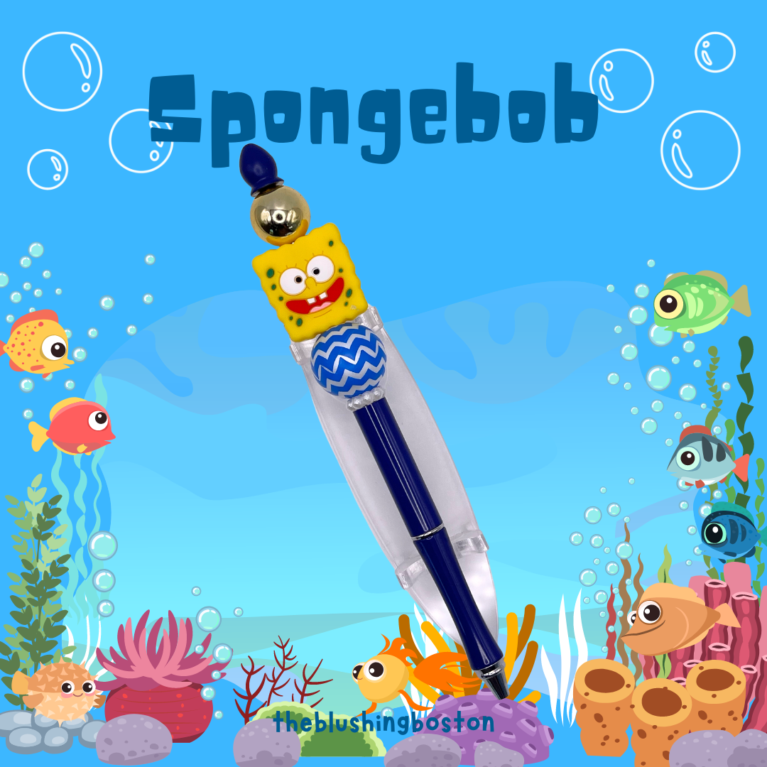 Spongebob - Beaded Pen
