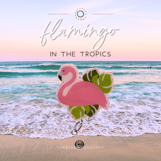 Flamingo In The Tropics - Badge Reel