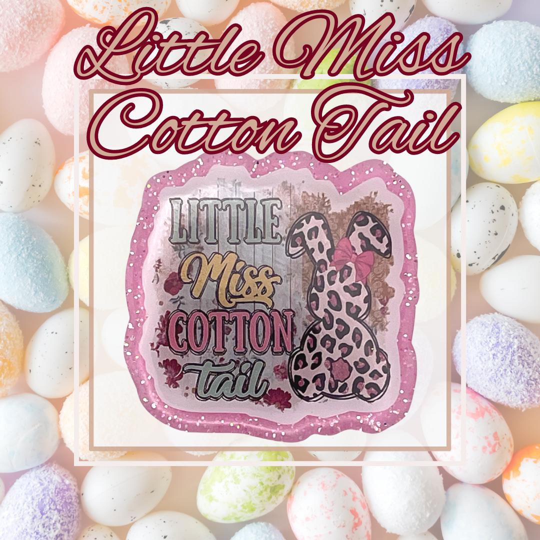 Little Miss Cotton Tail - Badge Reel